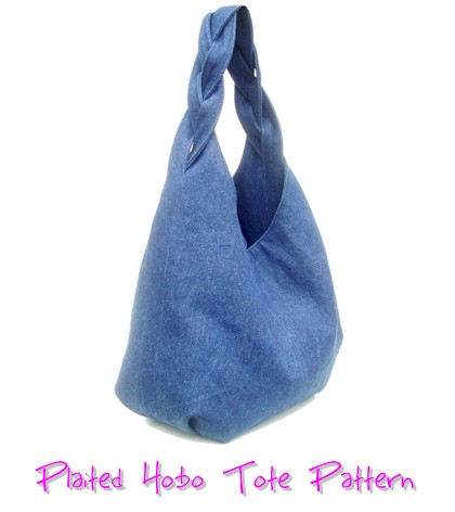 Plaited Hobo Tote PDF Sewing Pattern by Constructivism